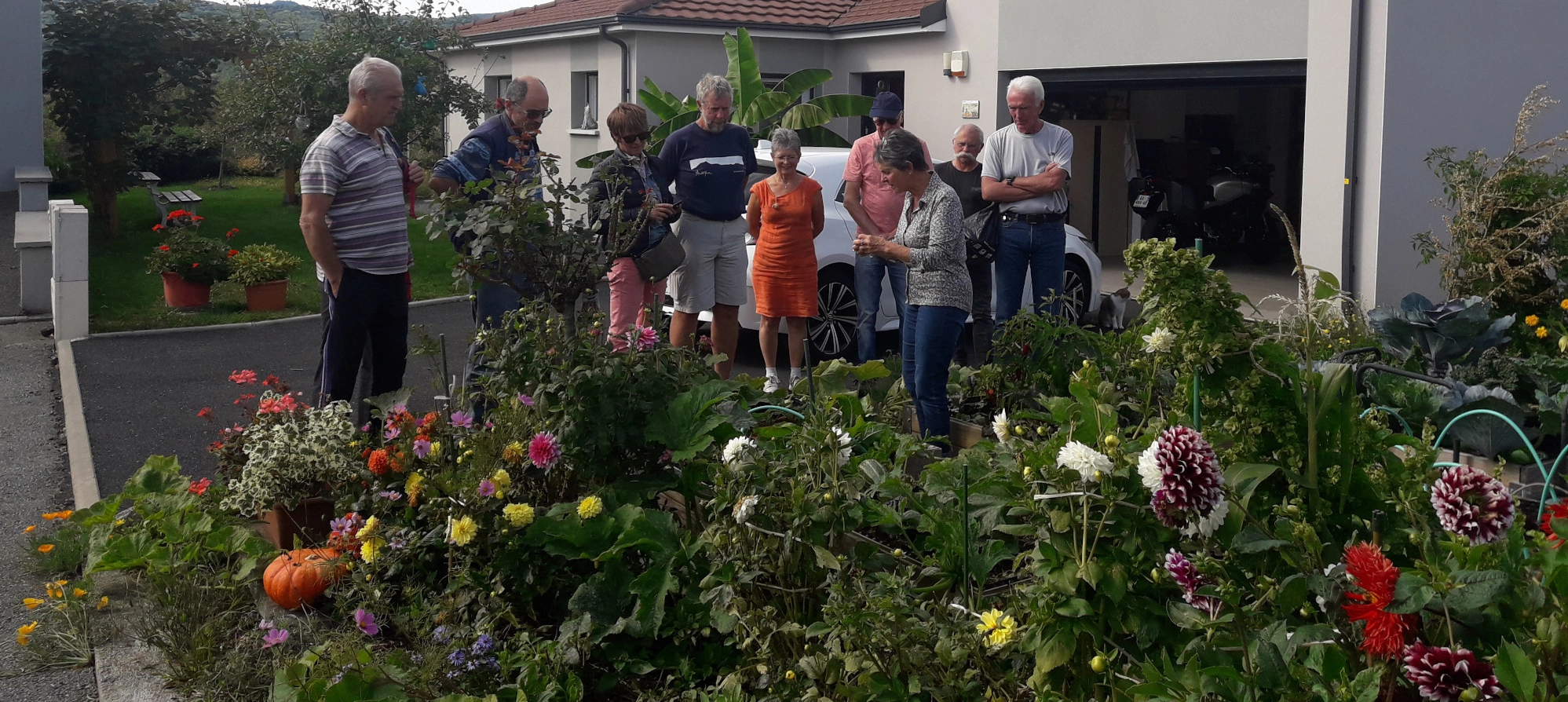 Dans le jardin de Michelerou